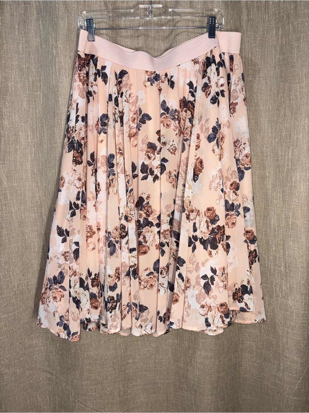 torrid Pink Floral Pleated Skirt